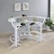 Dallas Home Bar 3Pc Set 182136 in White by Coaster