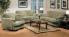 Olive Microfiber Oversized Living Room Set