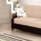 Rosso Sofa Bed in Light Coffee Microfiber by Rain w/Options