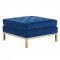 Loft Sofa in Navy Velvet Fabric by Modway w/Options