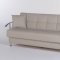 Betsy Santa Glory Cream Sofa Bed in PU by Sunset