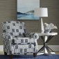 Marie Accent Chair in Samburu Denim Fabric by Klaussner