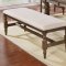 Roeselare Dining Table CM3455T in Wire-Brushed Gray w/Options