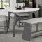 D8192BT Dining Room Set by Global w/Triangle Marble Top Table