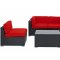 Camfora 5Pc Patio Sectional Set by Modway Choice of Color