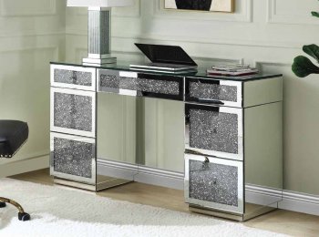 Noralie Writing Desk 93120 in Mirrored by Acme [AMOD-93120 Noralie]