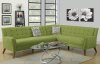 F6886 Sectional Sofa in Willow Velveteen Fabric by Boss