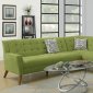 F6886 Sectional Sofa in Willow Velveteen Fabric by Boss