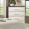 Pell Bedroom 1967 5Pc Set in Espresso & White by Homelegance