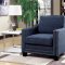 Kerian Sofa CM6157BL in Blue Fabric w/Options