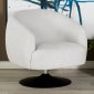 Dave Swivel Accent Chair Set of 2 905739 Beige Boucle by Coaster