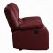 Zuriel Motion Sofa LV52150 in Red PU by Acme w/Options