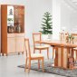 DT33 Dining Table in Cherry Light Two-Tone by Pantek w/Options