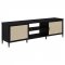 Amherst TV Stand 710034 in Natural & Black by Coaster