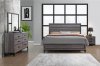 Kate Bedroom Set 5Pc in Gray by Global w/Options