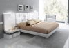 Granada Bedroom Set in White by ESF w/King Bed