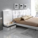 Granada Bedroom Set in White by ESF w/King Bed