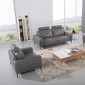 S269 Sofa in Dark Gray Leather by Beverly Hills w/Options