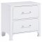 Anastasia Bedroom 224751 in Pearl White by Coaster w/Options