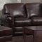 Leather Italia Dark Brown Yuma Sofa & Loveseat Set w/Options