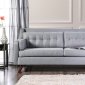 Hallie Sofa SM8821 in Gray Linen-Like Fabric