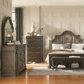 204041 Carlsbad Bedroom in Dark Brown by Coaster w/Options