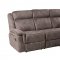 Kisner Motion Sofa & Loveseat Set in Brown by Klaussner