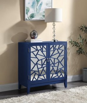 Einstein Console Table AC00288 in Blue by Acme [AMCT-AC00288 Einstein]