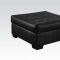 50615 Shi Sectional Sofa in Onyx Bonded Leather Match by Acme