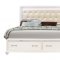 Sofia Bedroom Set 5Pc in Pearl White by Global w/Options