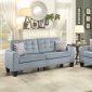 Latana Sofa & Loveseat 9957GY in Gray Fabric by Homelegance