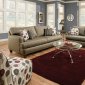 SM5066 Arman Sofa in Pewter Gray Fabric w/Options