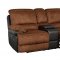 U1958 Motion Sofa in Pecan Fabric by Global w/Options