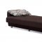 Boston Sofa Bed & Loveseat Set in Brown Fabric w/Options