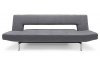 Ifelt Dark Grey Fabric Modern Sofa Bed Convertible w/Metal Legs