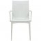 Weave Set of 4 Indoor/Outdoor Chairs MCA19W - White - LeisureMod