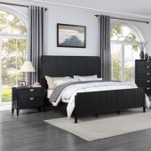 Brookmead Bedroom Set 5Pc 224711 in Black by Coaster w/Options