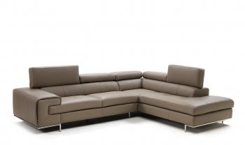 Magnolia 7634 Sectional Sofa in Genuine Italian Leather by IDP [IDSS-7634-QS-Magnolia]