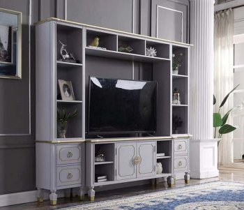 House Marchese Wall Unit 91990 in Pearl Gray by Acme [AMWU-91990 House Marchese]