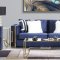 Virrux Sofa LV00293 in Blue Velvet & Gold by Acme w/Options