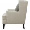 903907 Set of 2 Accent Chairs in Beige Leatherette by Coaster