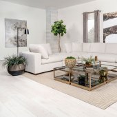 Lakeview Sectional Sofa 551461 in Ivory by Coaster w/Options