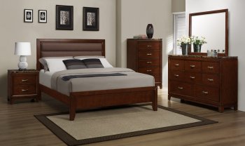 Ottowa Bedroom 2112 by Homelegance in Cherry w/Optional Items [HEBS-2112 Ottowa]