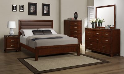 Ottowa Bedroom 2112 by Homelegance in Cherry w/Optional Items