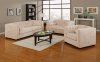 Alexis Sofa & Loveseat Set in Almond Fabric 504391 by Coaster