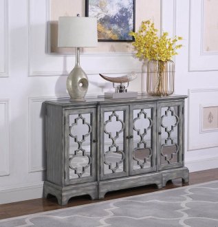 950822 Accent Cabinet in Antique Grey by Coaster