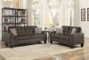 Latana Sofa & Loveseat 9957CH in Chocolate by Homelegance