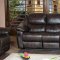 Jene Reclining Sofa in Brown Leather w/Optional Loveseat & Chair