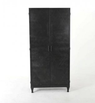 Alsace Iron Tall Accent Cabinet 951778 Vintage Black by Coaster