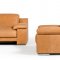 Evergreen Sofa Set 3Pc in Cognac Full Leather by VIG